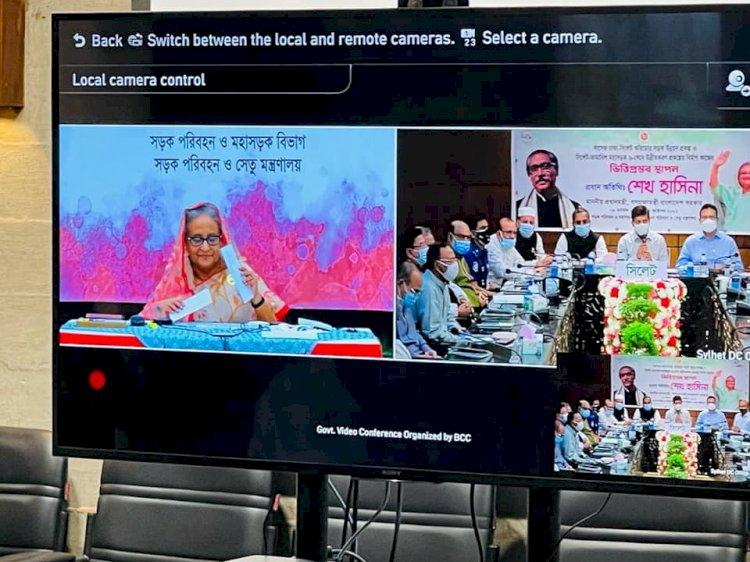 ঢাকা-সিলেট ও ঢাকা-তামাবিল মহাসড়ক ৬ লেনে উন্নীতকরণ কাজের উদ্বোধন