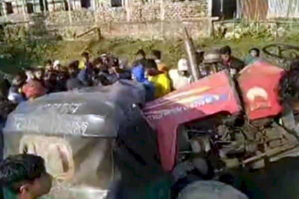 সুনামগঞ্জে ট্রাক্টর-অটোরিকশা সংঘর্ষে নিহত ২