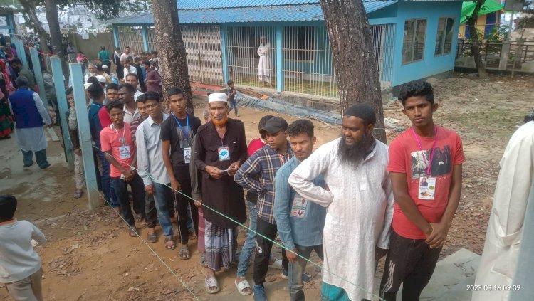 সিলেটের ৮ ইউনিয়নে ভোট গ্রহণ শেষ, চলেছে গণনা