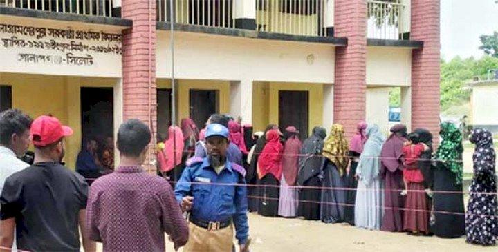 সিলেটে বেলা বাড়ার সঙ্গে বাড়ছে ভোটার উপস্থিতি